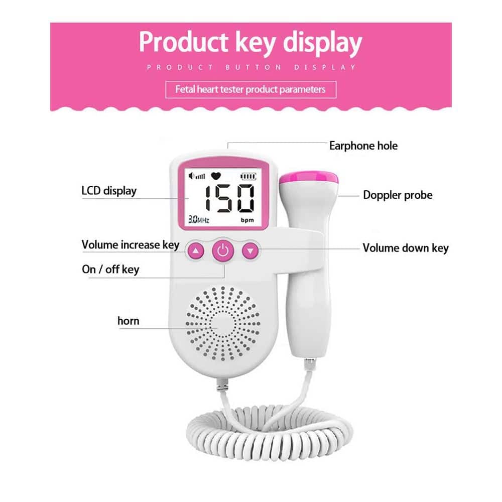 Customer photo review of Fetal Doppler Heartbeat Monitor