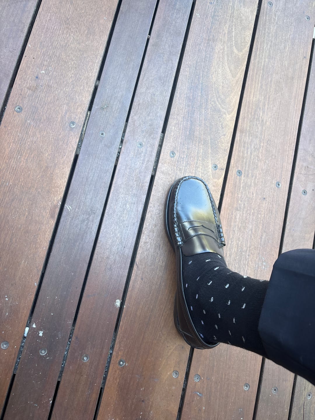 Customer photo review of מוקסינים לגברים Classic Dan