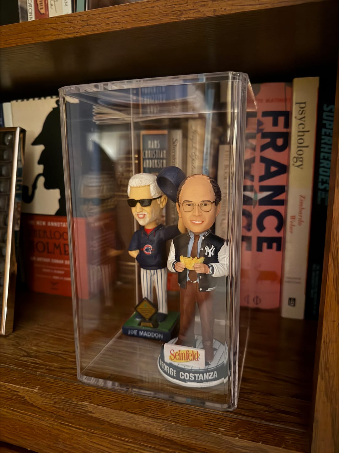 Customer photo review of Versatile Acrylic Display Case with Slide Back and Size Options