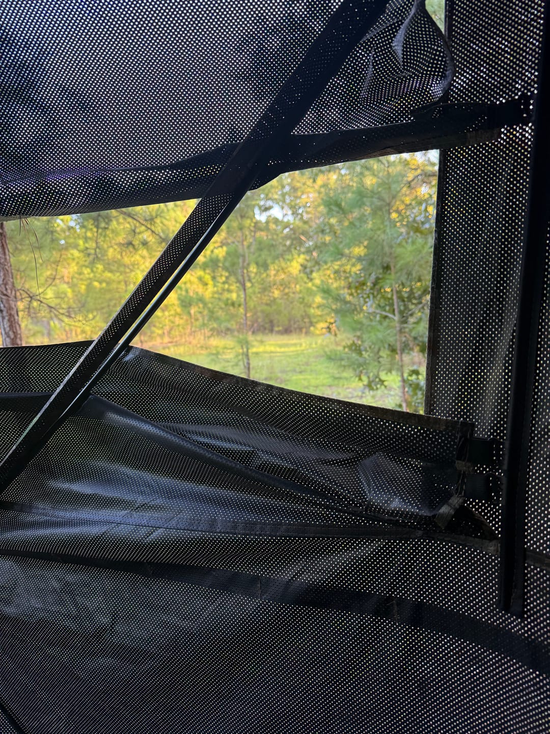 Customer photo review of Vis Series 270 Degree See Through Hunting Blind | Portable 2 3 4 Person Ground Blind | Camo Pop Up Deer Blind for Deer & Hunters