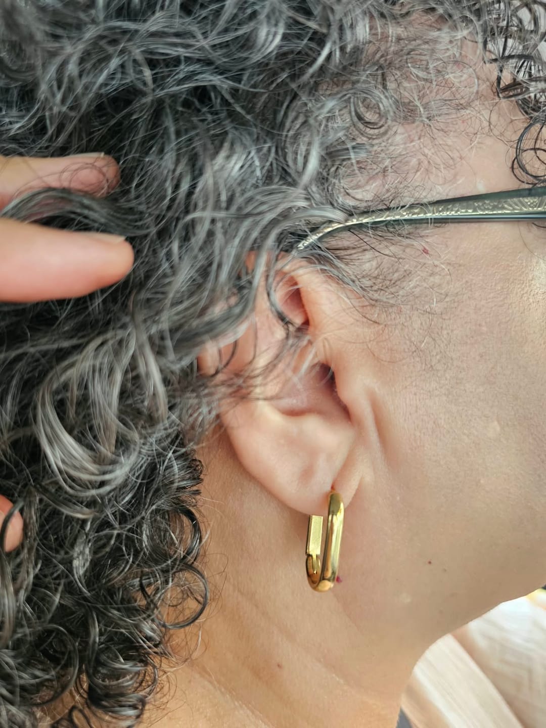Customer photo review of Par Arracada Forma U 24 mm