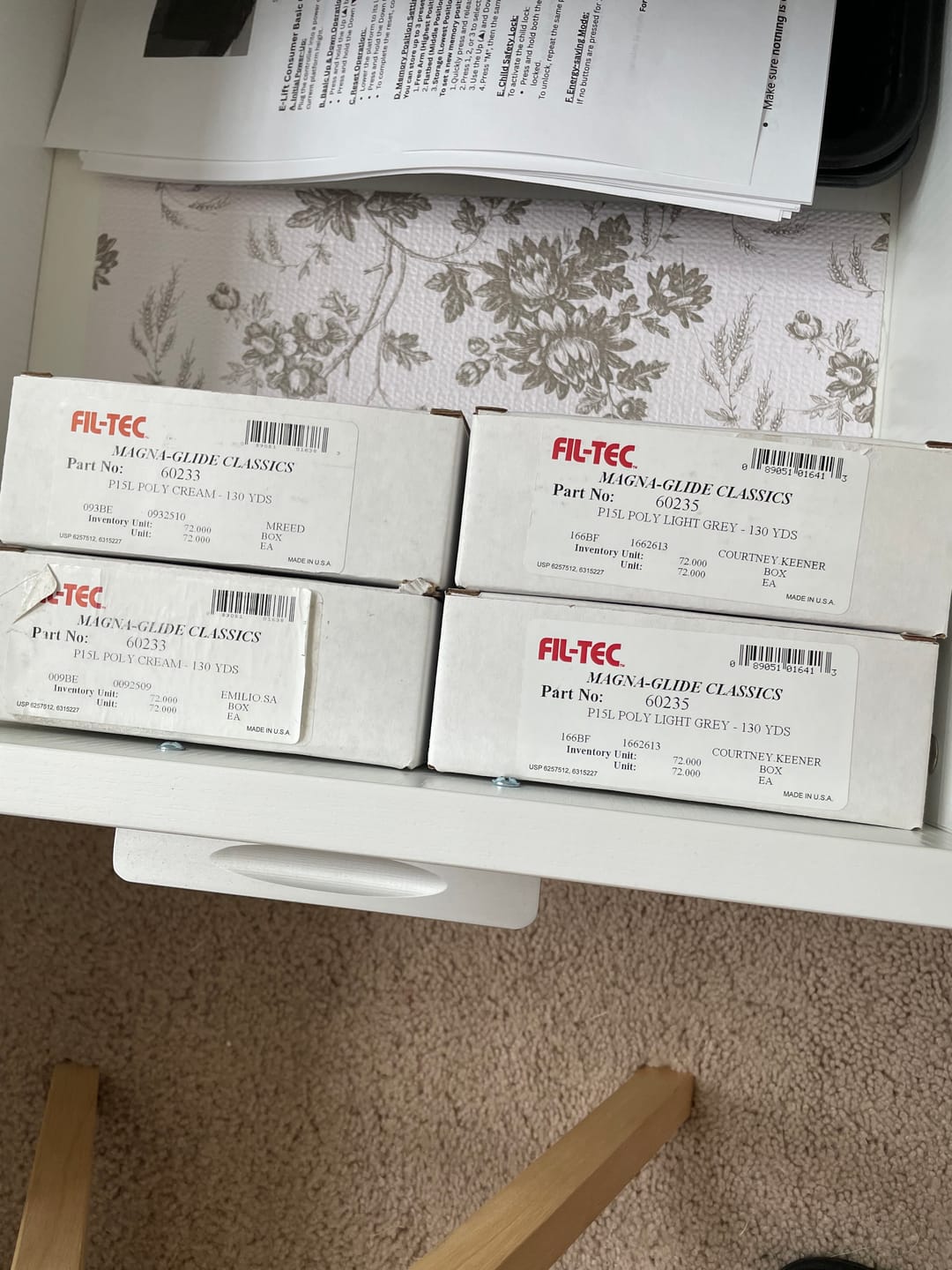 Customer photo review of Magna-Glide, Style L, Prewound Bobbins, Fil-Tec