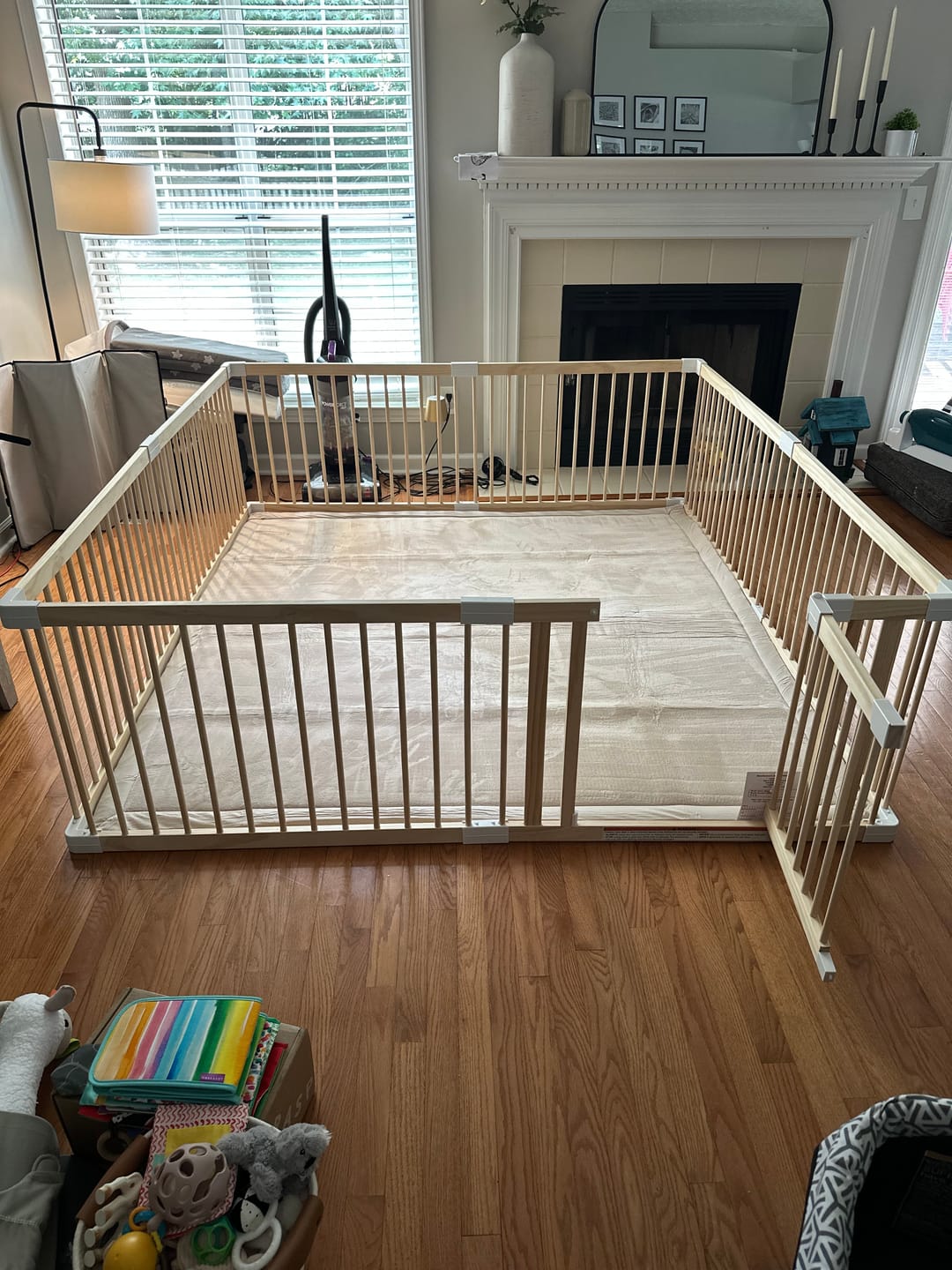 Customer photo review of Grovi Baby Gate Playpen