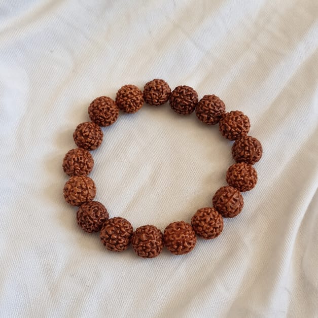 Customer photo review of 5 Mukhi Rudraksha Bracelet