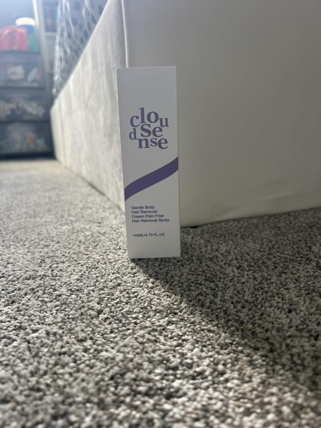 Customer photo review of CloudSense Pain-Free Hair Removal Foam Spray