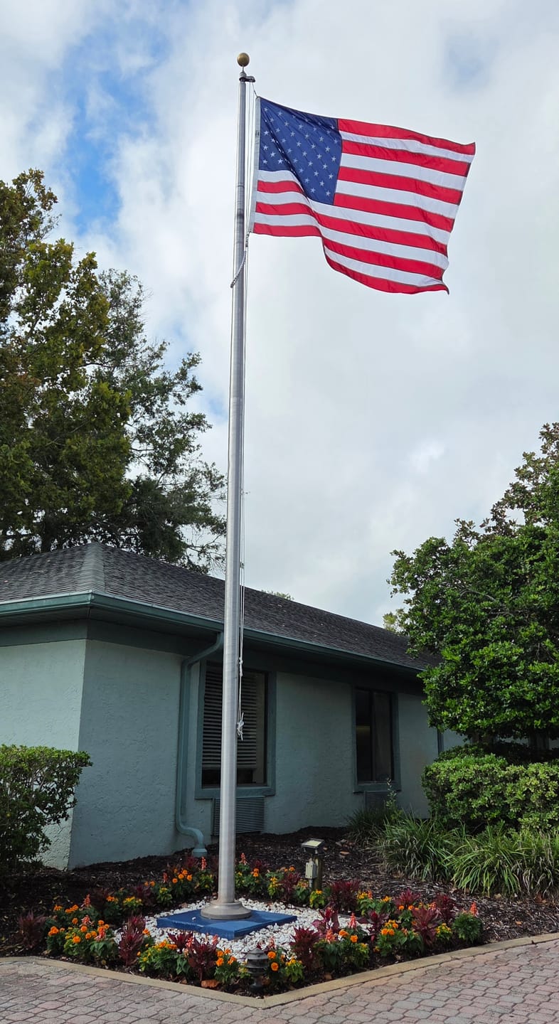 Customer photo review of 5' x 8' American Flag
