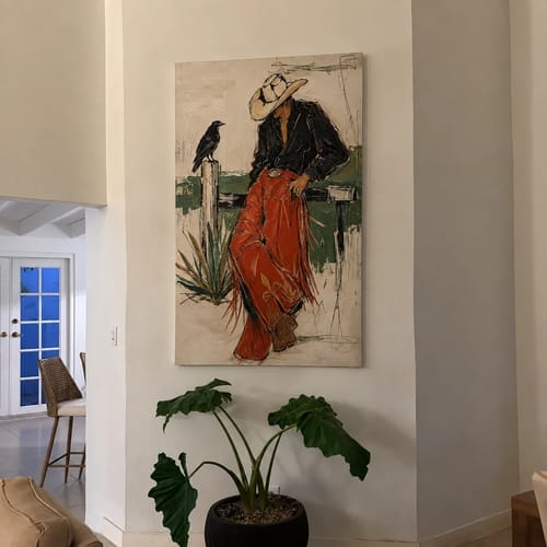 Customer photo review of Western Pop Art｜Crimson Prairie Repose