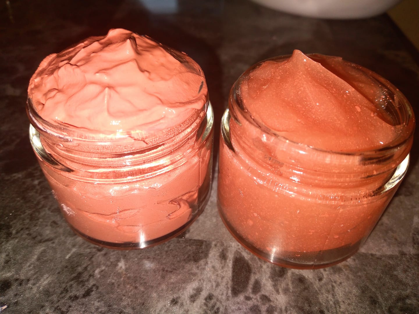 Customer photo review of French Pink Clay Powder