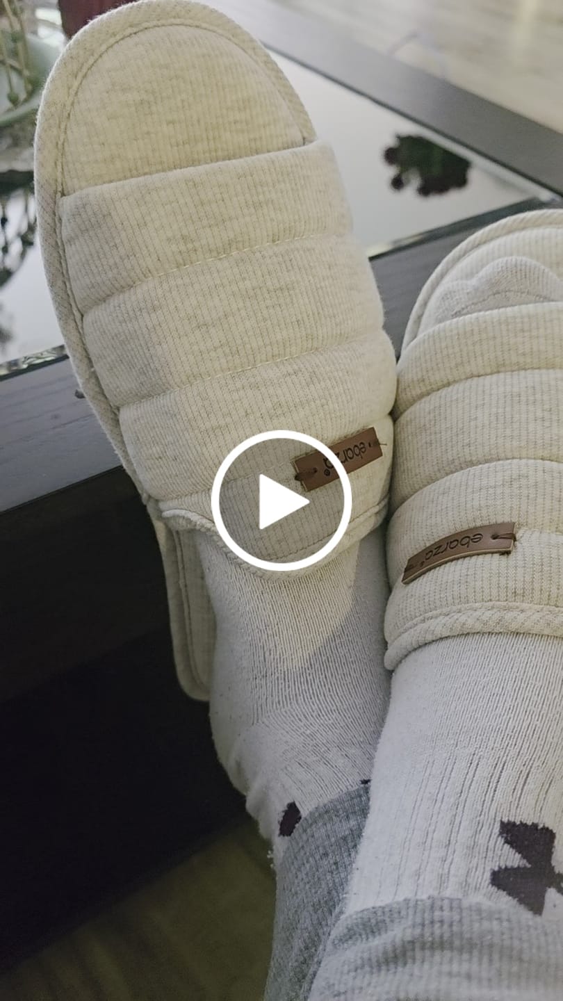 Customer video review of Pebble Men Slippers JG12SS251200 - BEIGE