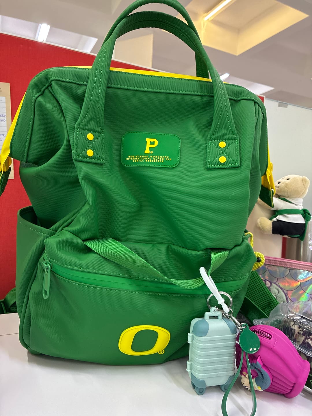 Customer photo review of Cascade Backpack - Standard - UO Ducks