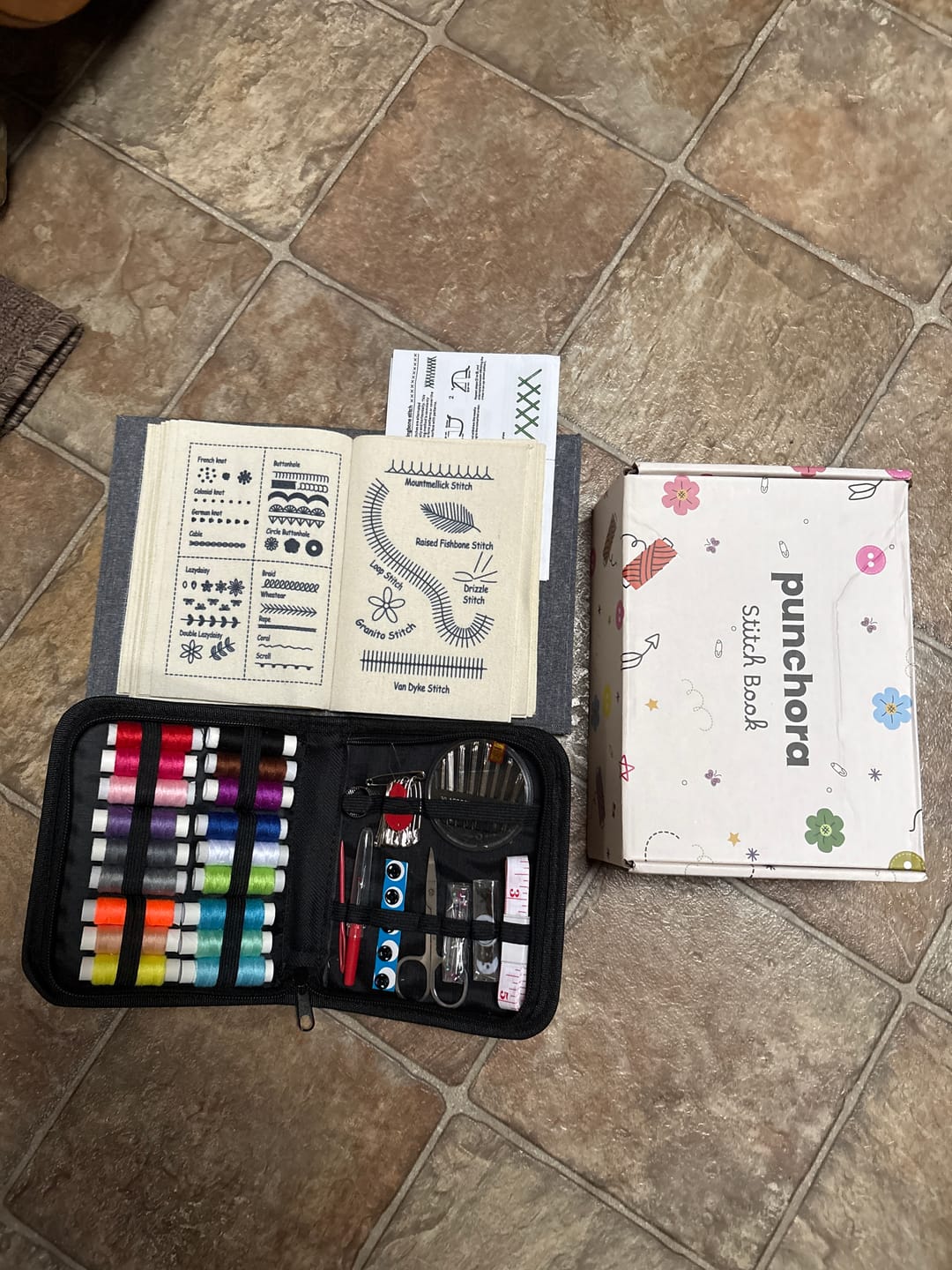 Customer photo review of DIY Embroidery Stitch Book