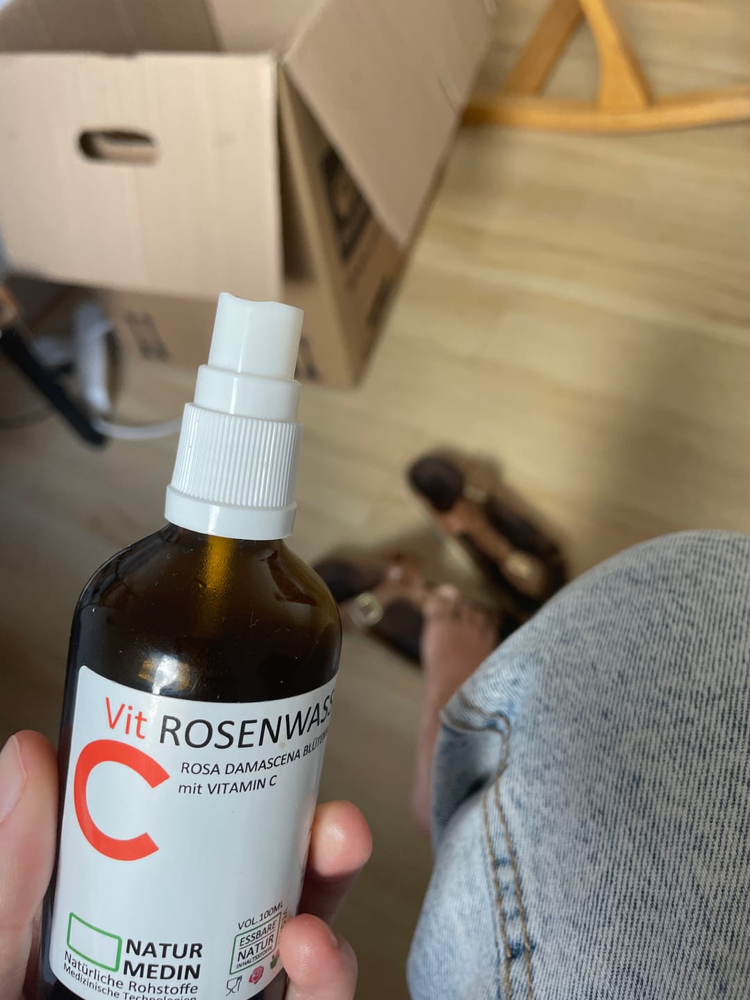 Customer photo review of Rosenwasser Vitamin C – feuchtigkeitsspendend & beruhigend für eine strahlende Haut