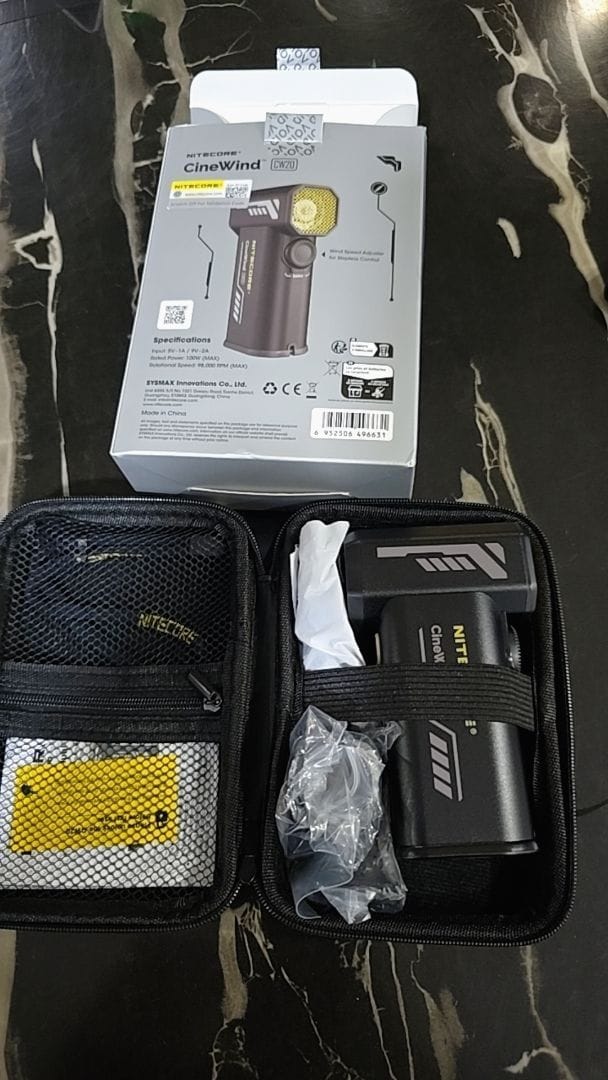 Customer photo review of CW20 - Handheld Turbo Fan (150km/h)