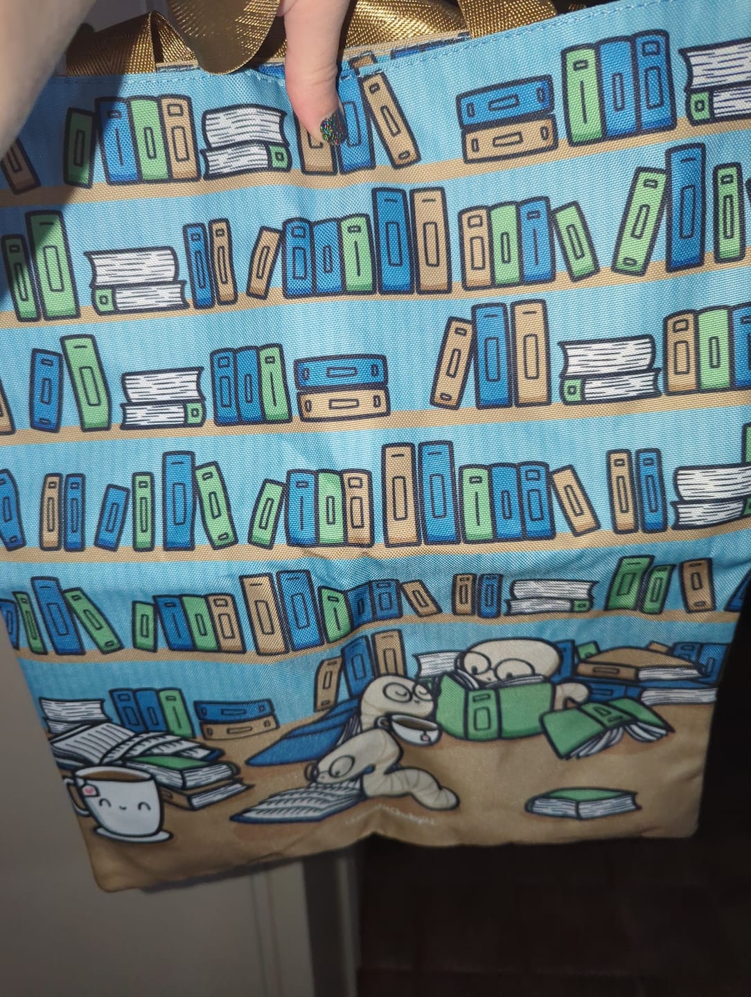 Customer photo review of Freebie: Cozy Bookworm Set