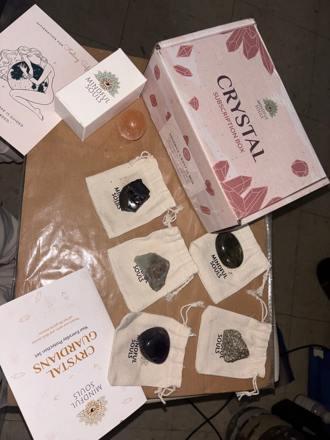 Customer photo review of Crystal Subscription Box