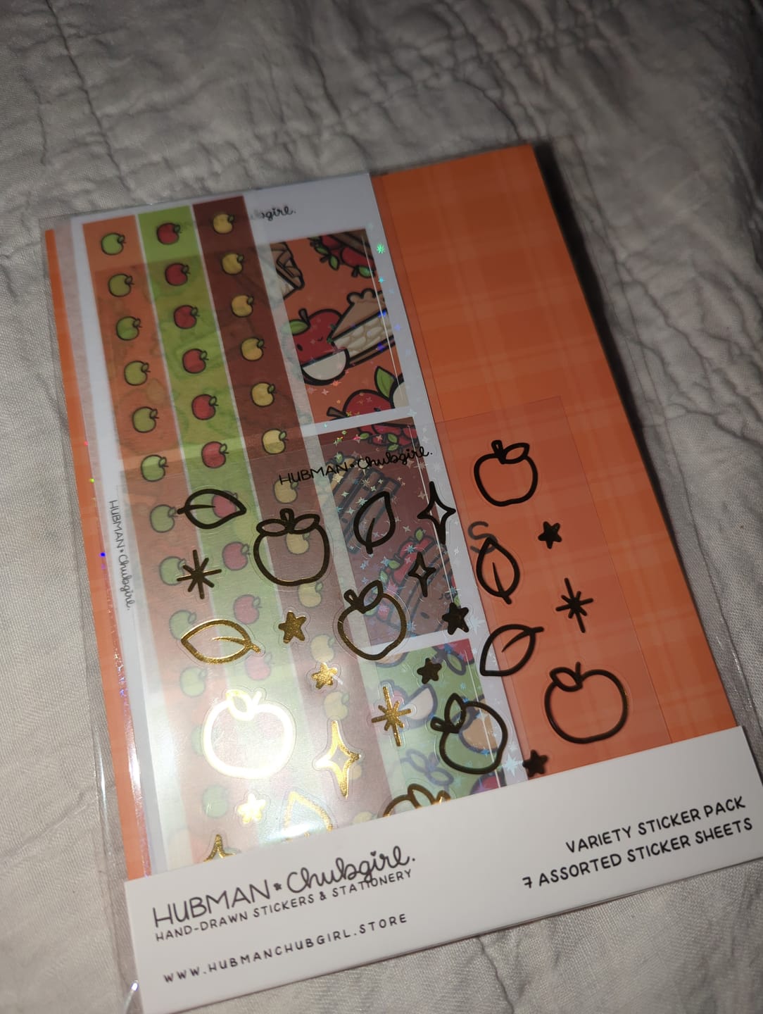 Customer photo review of Fall Pandas Variety Sticker Pack
