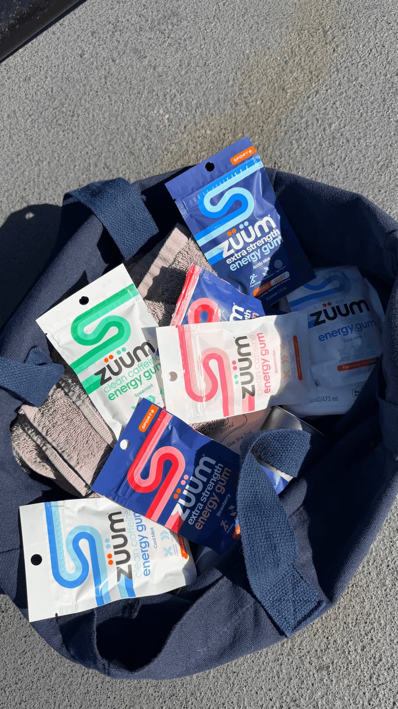 Customer photo review of Extra Strength Energy Gum - Strawberry