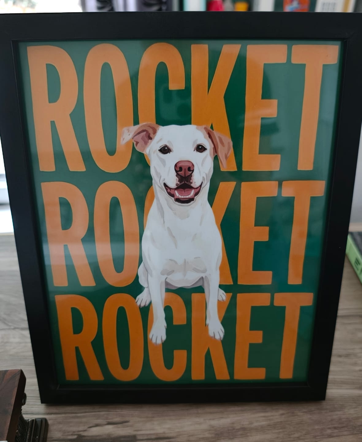 Customer photo review of Big Name - Personalised Poster