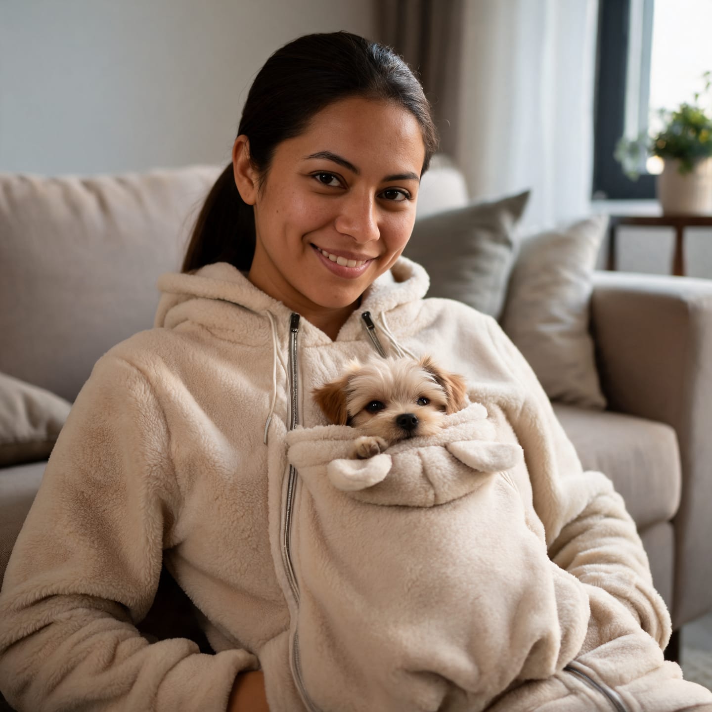 Customer photo review of MIMO™ — Hoodie para Perritos