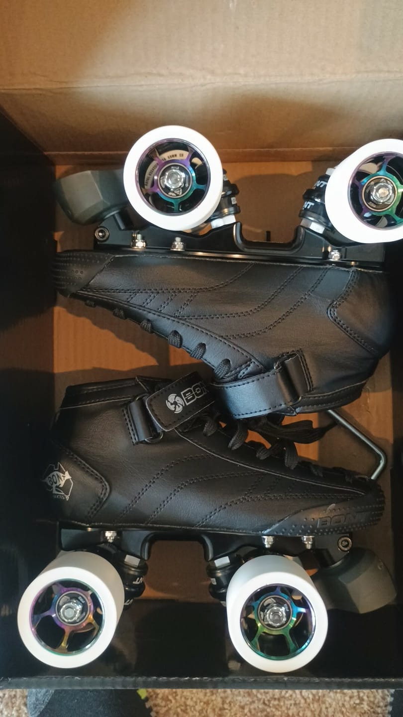 Customer photo review of Prostar Roller Derby Skate Boots Kids