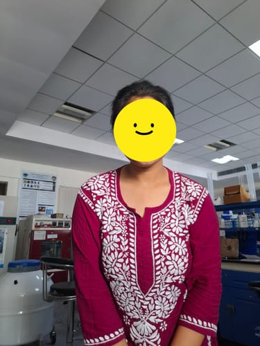 Customer photo review of Aayat Plum Long Rayon kurta