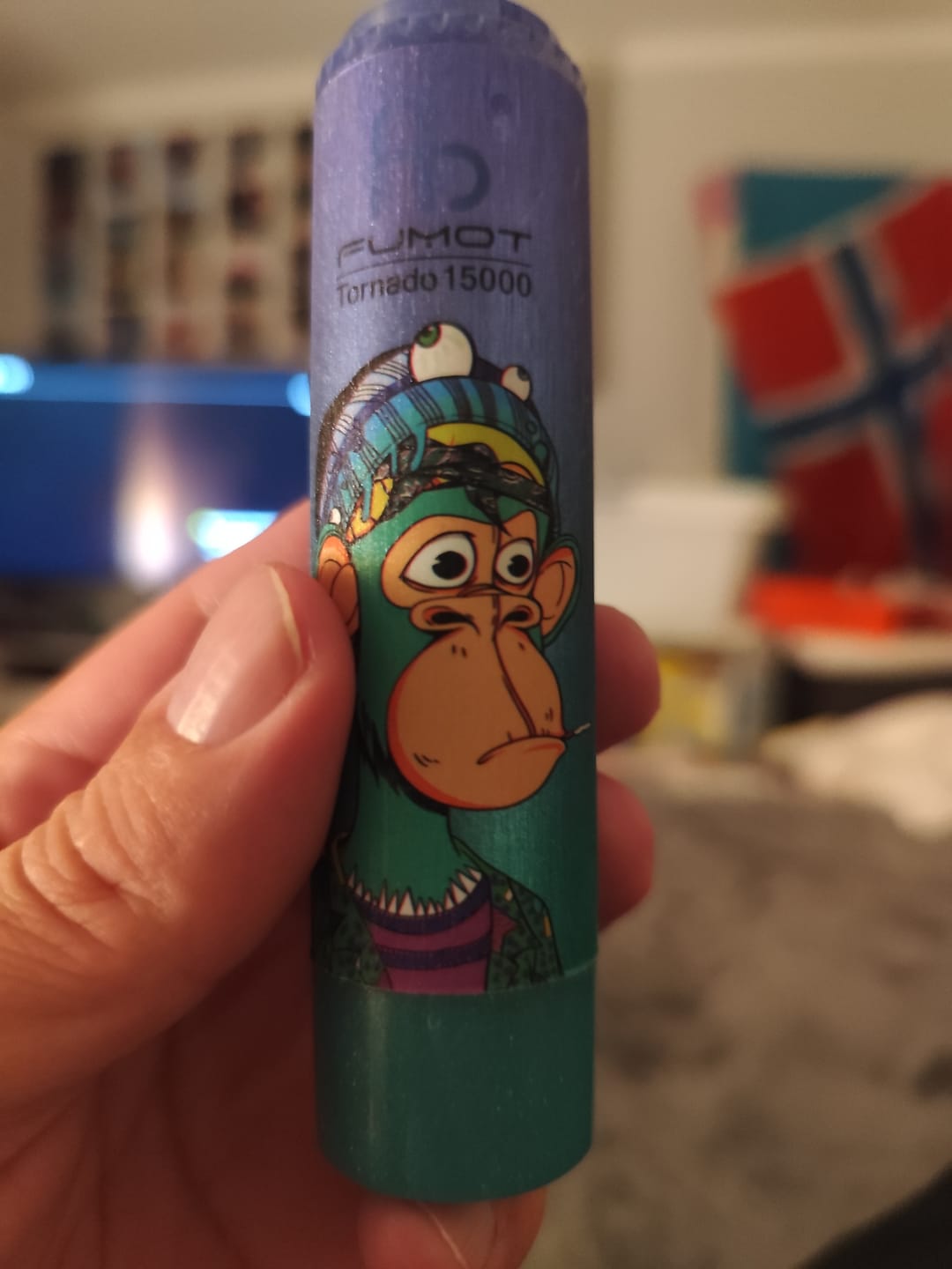 Customer photo review of Tornado Vape 15000 - Blueberry On Ice
