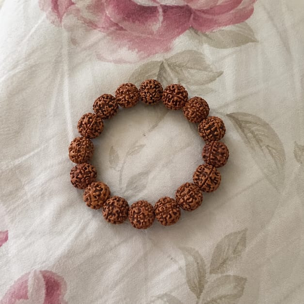 Customer photo review of 5 Mukhi Rudraksha Bracelet