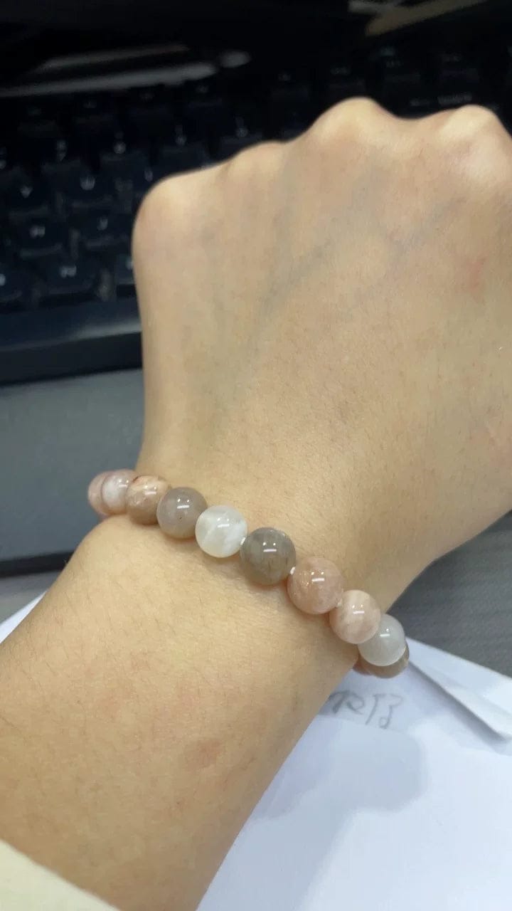 Customer photo review of FREE Today: Harmony Balance & Positive Vibes Natural Multi Material Stone Unisex Versatile Bracelet