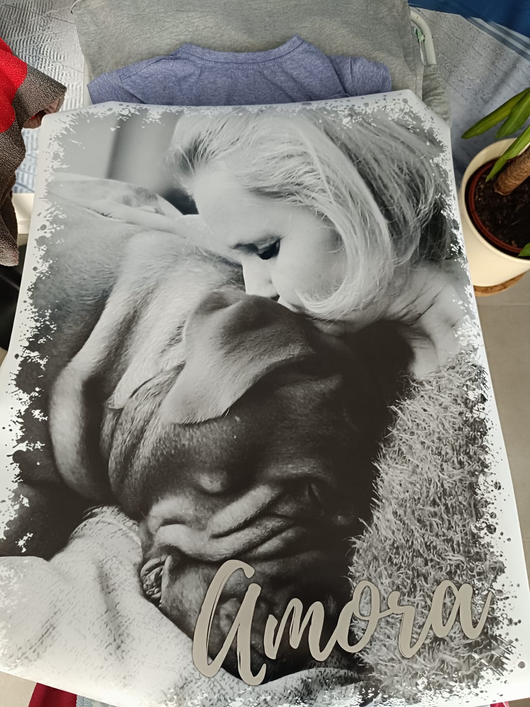 Customer photo review of Personalisiertes Haustierposter