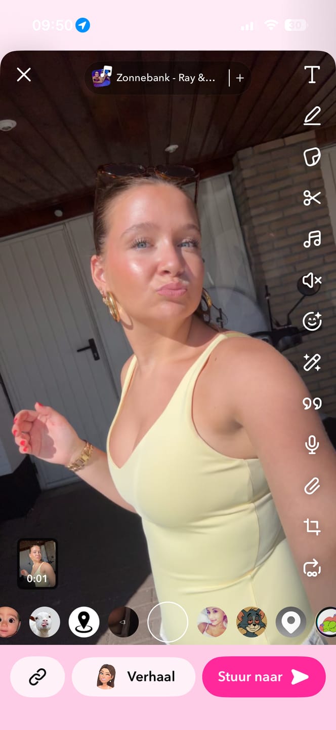 Customer photo review of LABEL BODYSUIT BUTTER YELLOW
