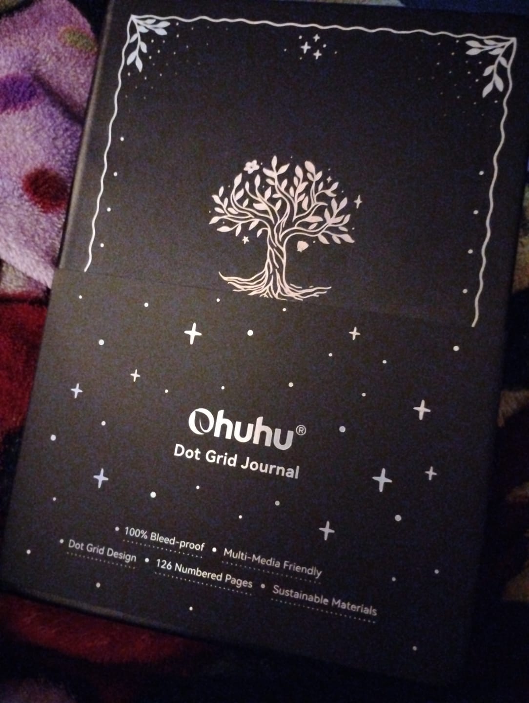 Customer photo review of Ohuhu Bleedproof Bullet Dotted Journal Notebook