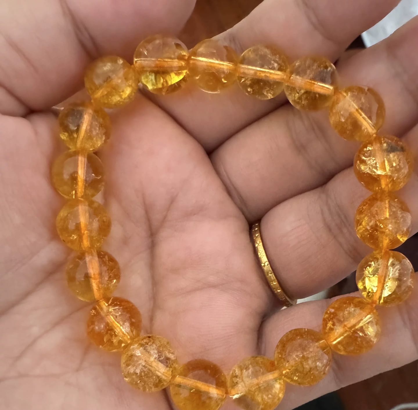 Customer photo review of FREE Today: Harmony Balance & Positive Vibes Natural Multi Material Stone Unisex Versatile Bracelet