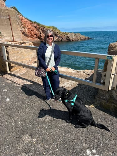 Customer photo review of TragPet Anti-Zug Hundegeschirr