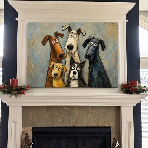 Customer photo review of Modern Folk Art｜Curious Canine Council