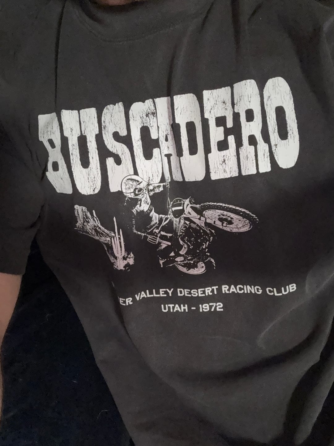 Customer photo review of Warner Valley Heavyweight Tee - Vintage Black