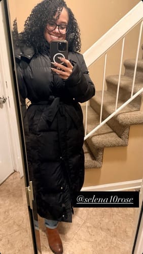 Customer photo review of Hooded Puffer
