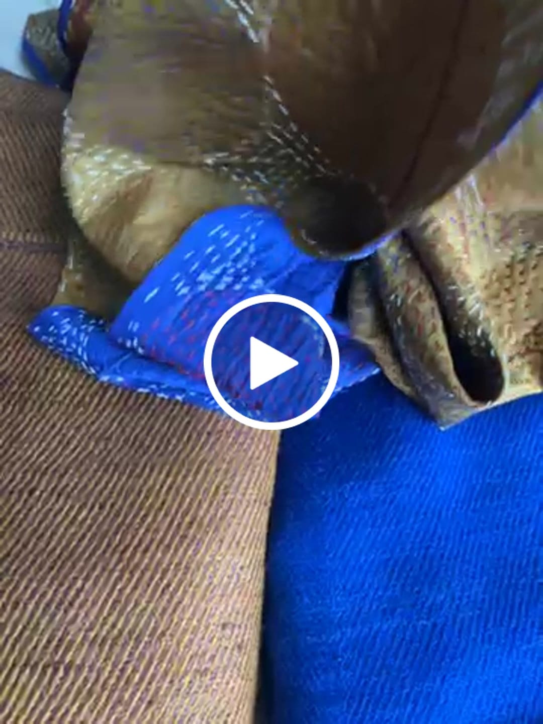 Customer video review of Vintage Silk Trudi Poncho No.117 Jodhpur Edit