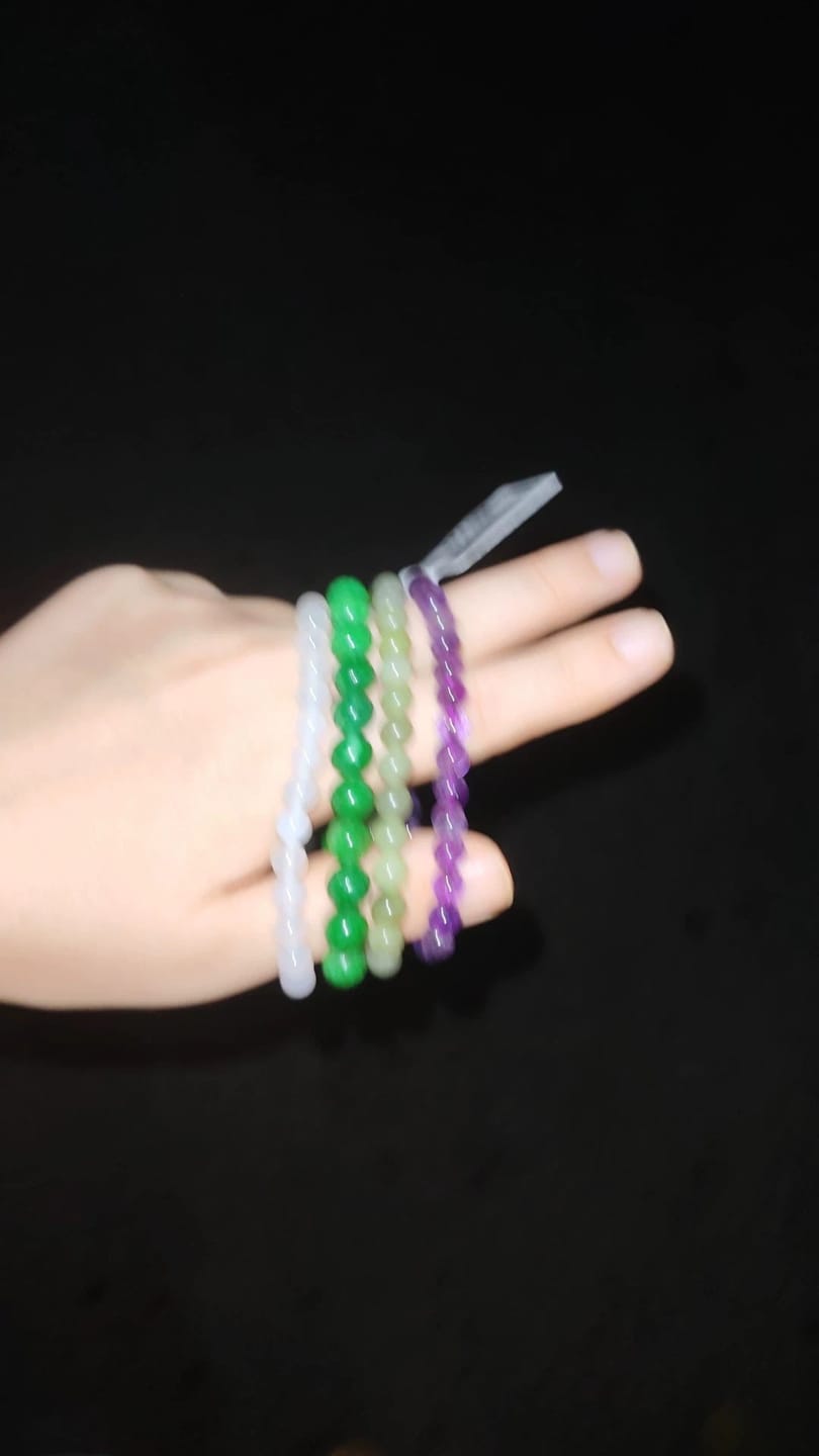 Customer photo review of FREE Today: Harmony Balance & Positive Vibes Natural Multi Material Stone Unisex Versatile Bracelet