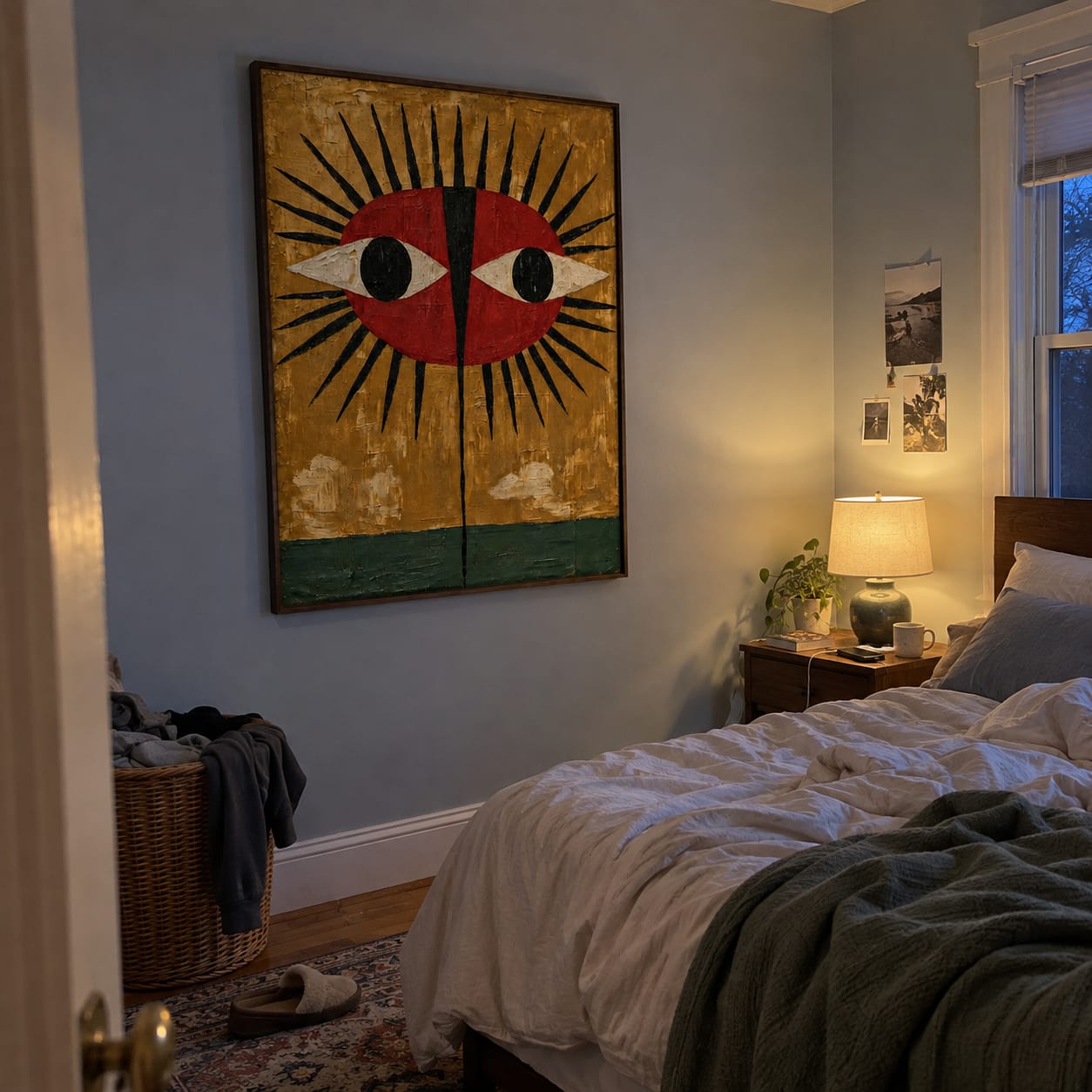 Customer photo review of Abstract Cosmic Eye