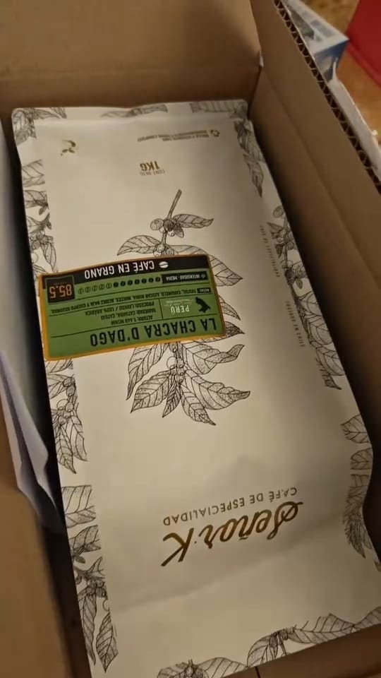 Customer photo review of Perú | Orgánico Chacra D´Dago Bolsa 1 kg | GRANO ENTERO