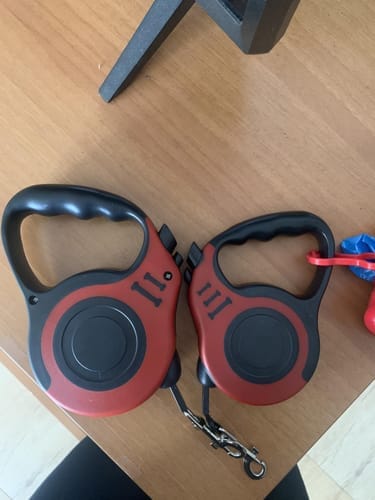 Customer photo review of Retractable Dog Leash