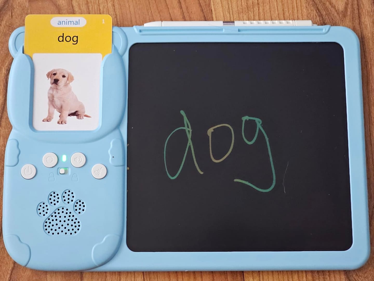 Customer photo review of Talking Flash Cards for Toddlers