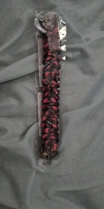 Customer photo review of Viking Wolf Paracord Bracelet - Loyalty