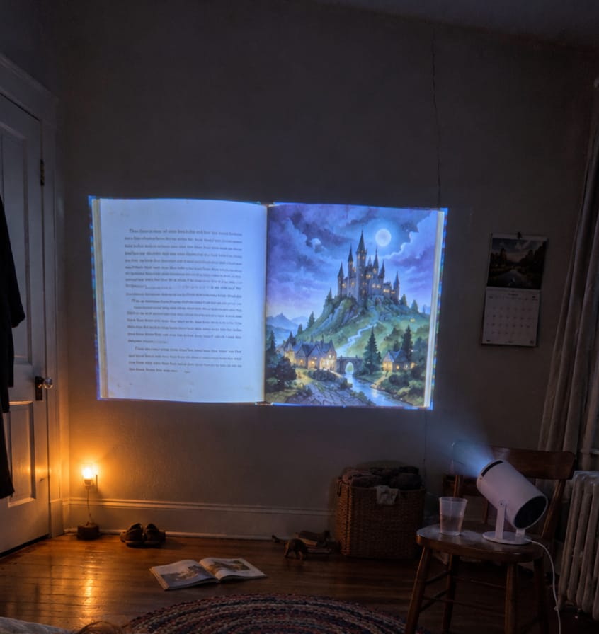 Customer photo review of Dreamora™ Smart Projector