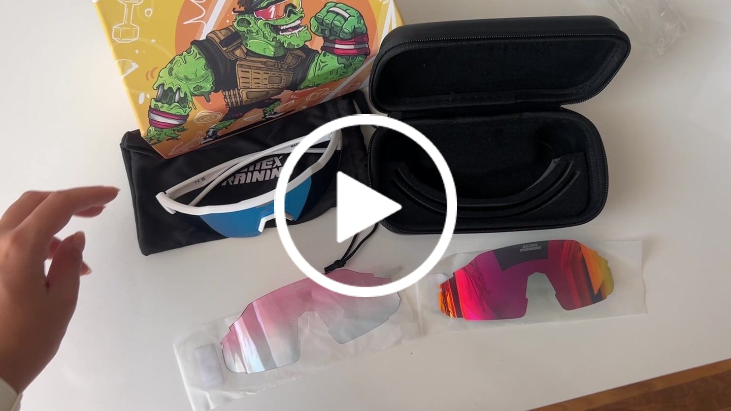 Customer video review of Gafas Deportivas Vision One Blancas