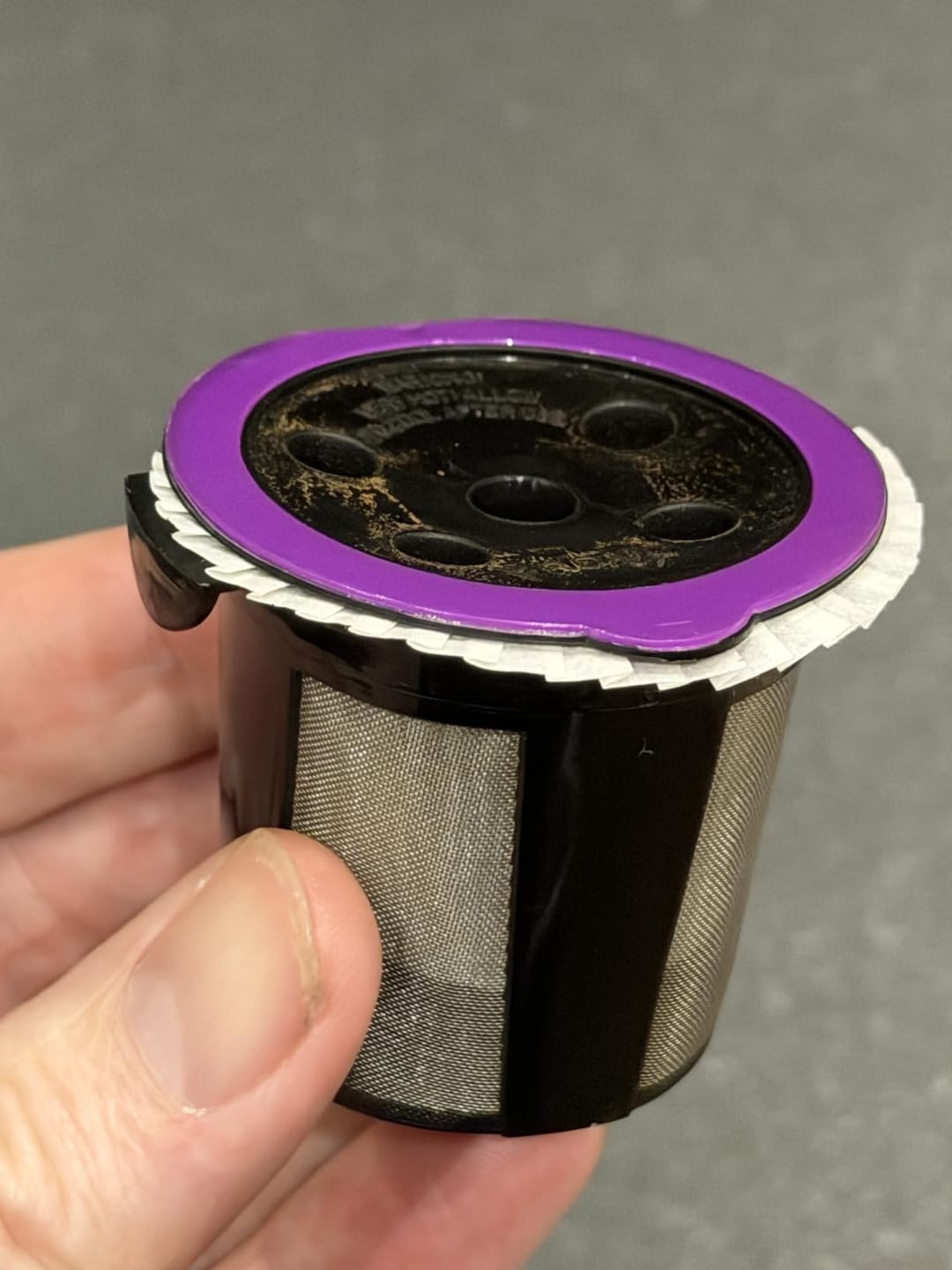 Customer photo review of Savepod® Tear-Proof Coffee Filters -  White - New & Improved - 100% Compostable