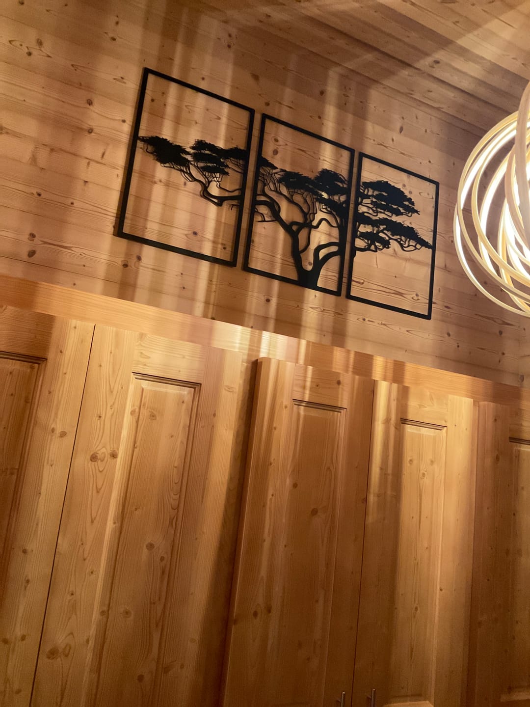 Customer photo review of Décoration murale en métal noir - Arbre de vie Africain