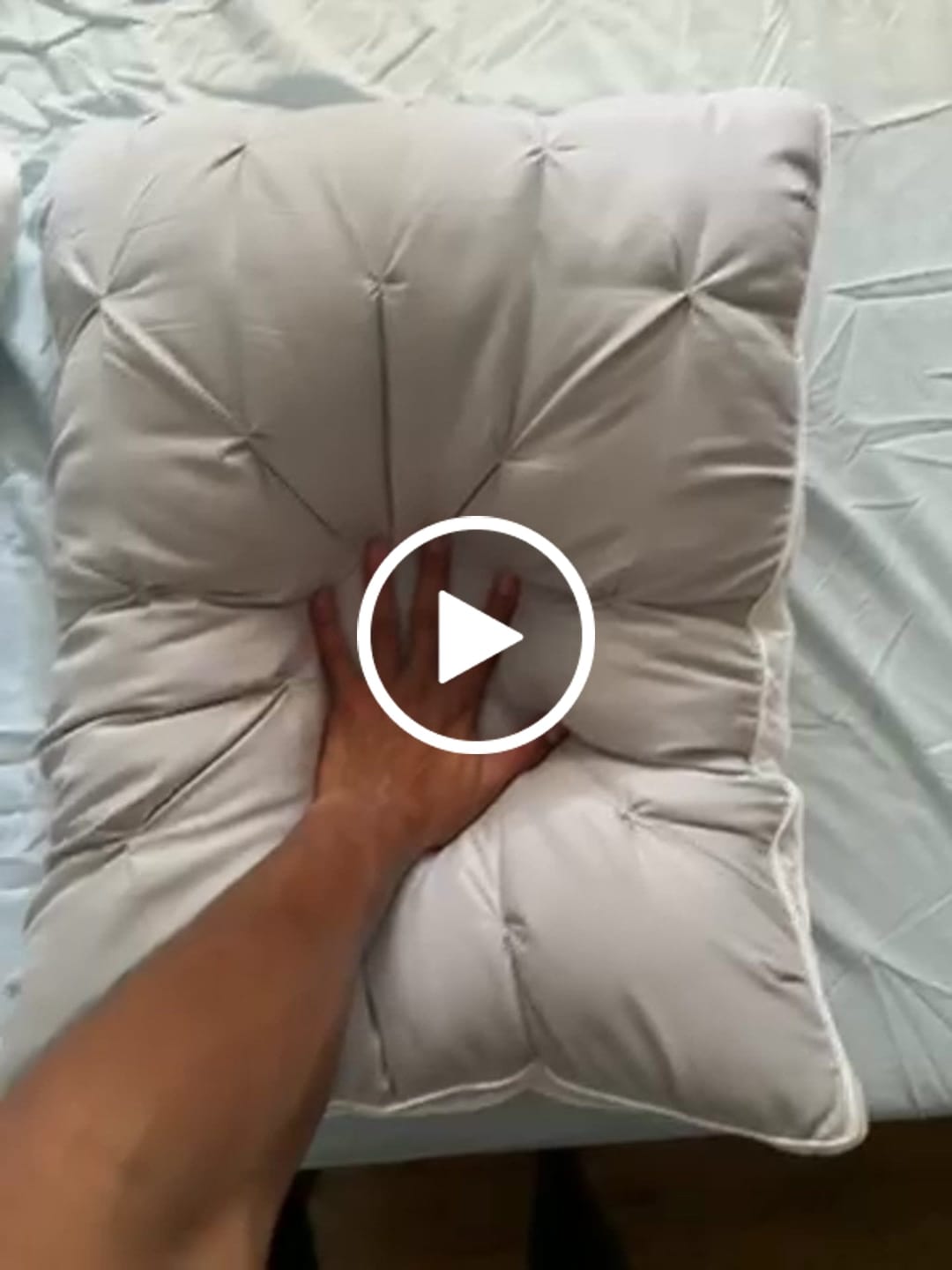 Customer video review of Ploof Pillow