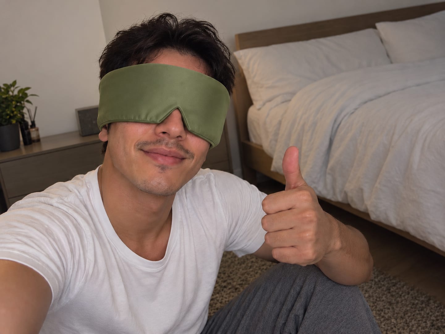 Customer photo review of Verzwaard Slaapmasker - 1+1 GRATIS