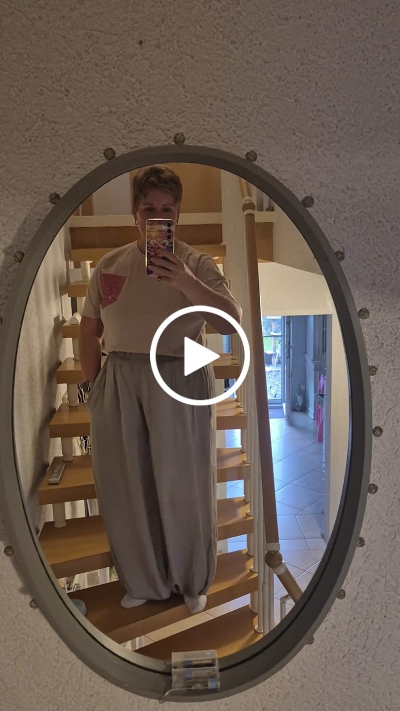 Customer video review of "Parga" weiche Pumphose aus Viscose - new mocca